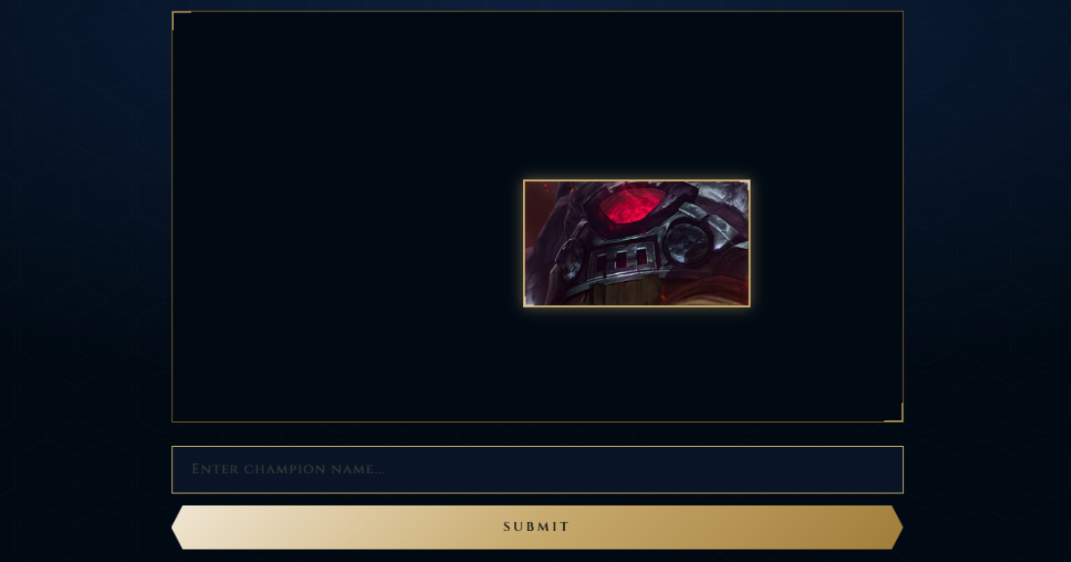 Quiz Splash Art LoL — reconnais le champion à son artwork — aperçu du jeu