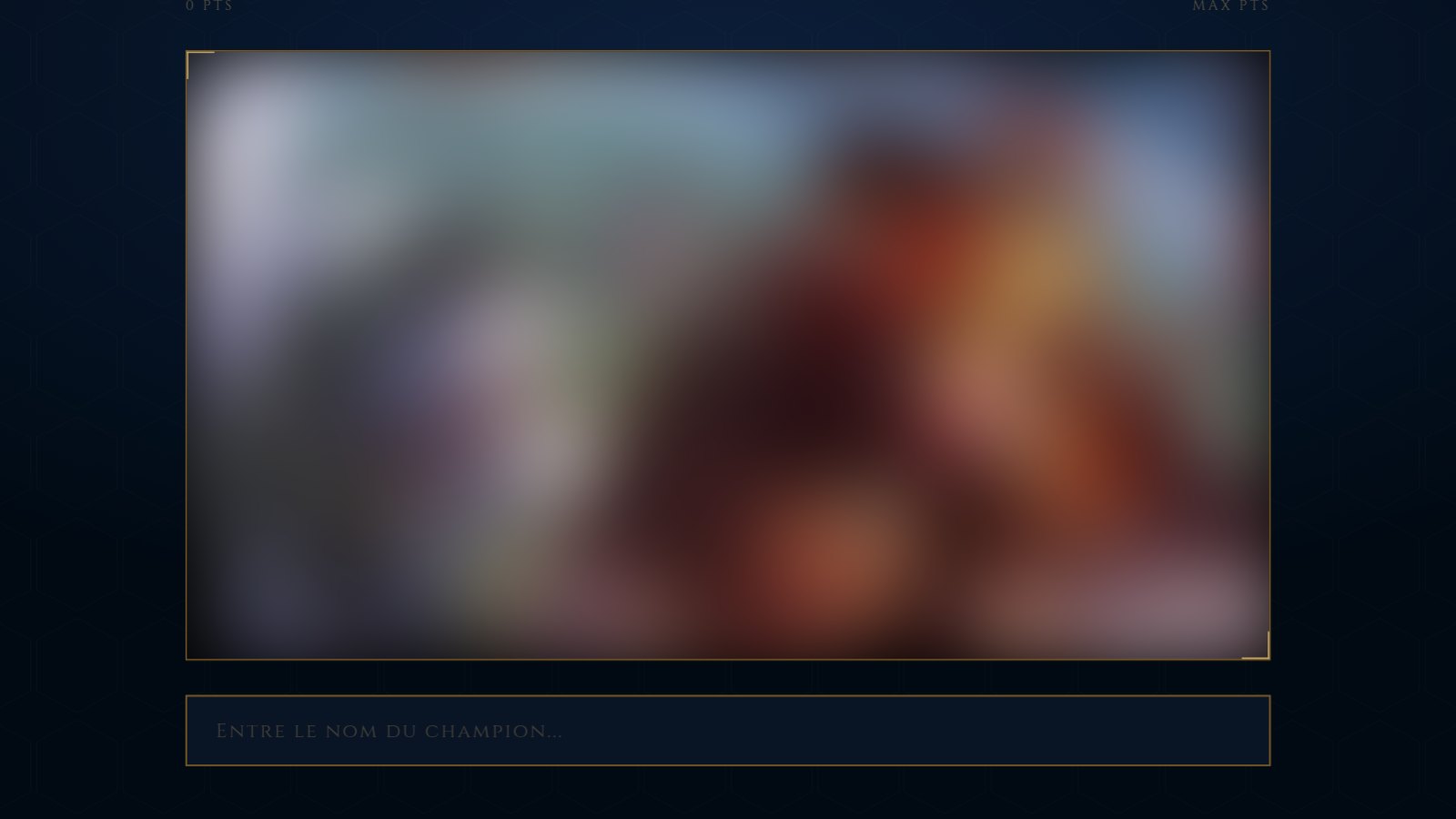 Une partie de Round 1/10 en cours sur PentaGuess