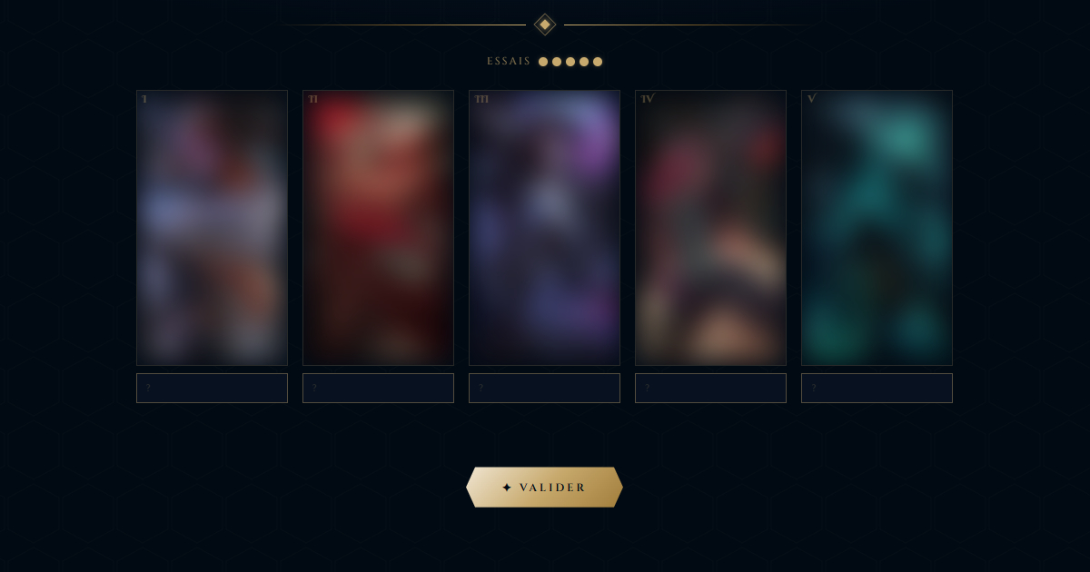 Quiz Champion LoL — devine les champions de League of Legends — aperçu du jeu